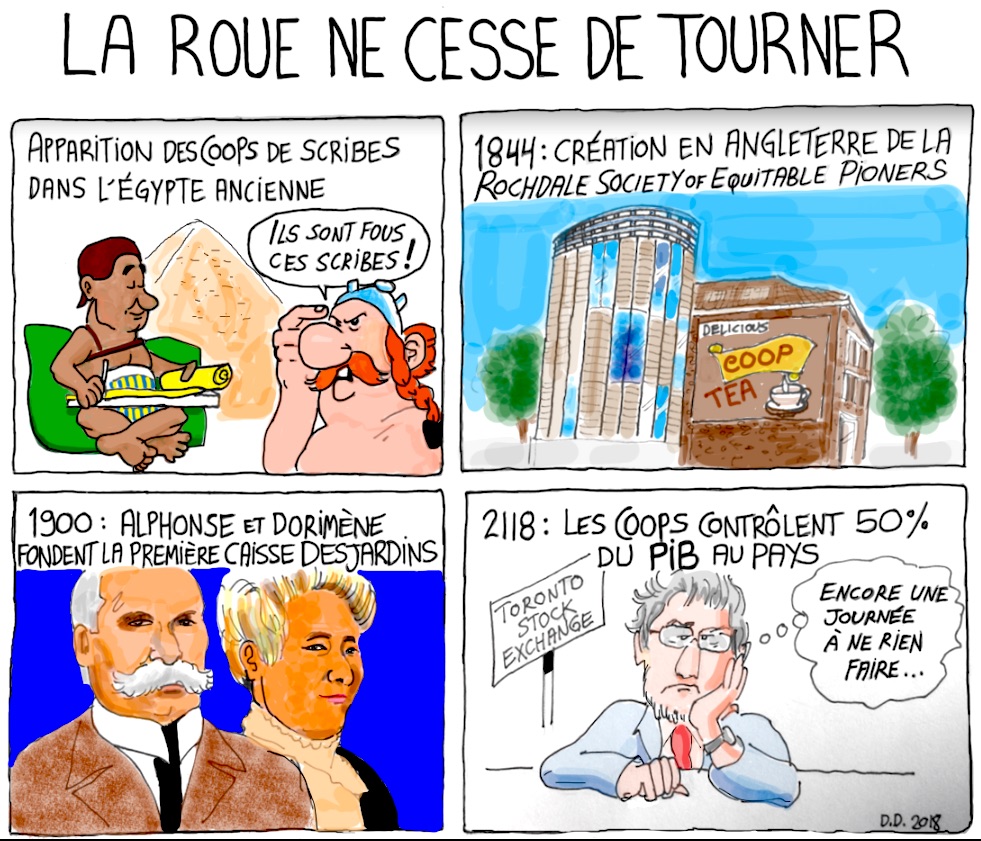La roue ne cesse de tourner